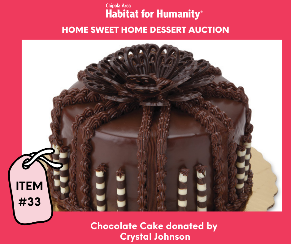 Home Sweet Home Dessert Auction Items